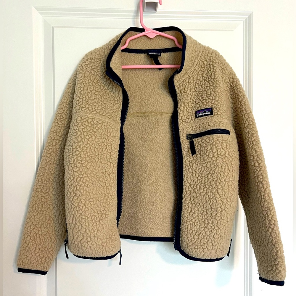 GUC Patagonia Kids Jacket Size XS full zip fleece